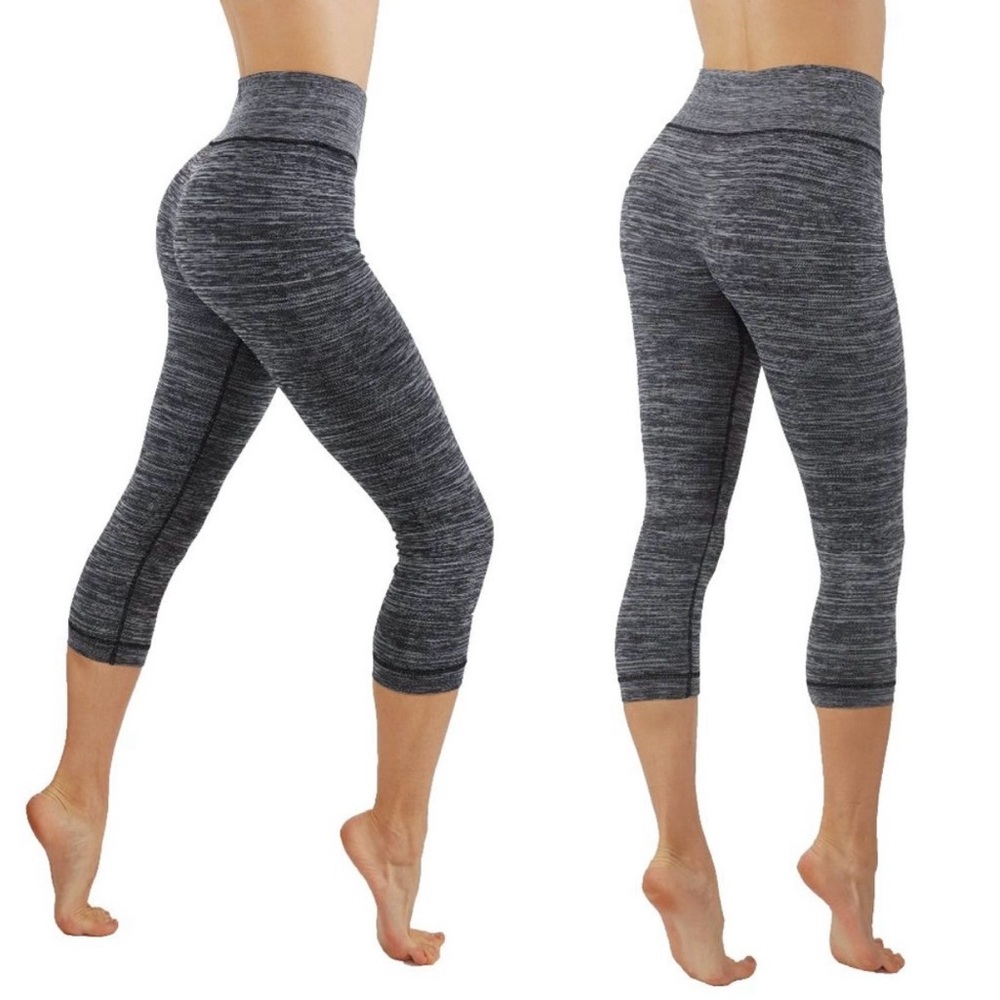 Shosho Gray High-Waisted Leggings